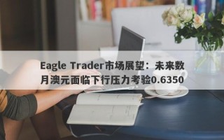 Eagle Trader市场展望：未来数月澳元面临下行压力考验0.6350