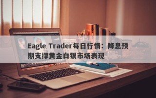 Eagle Trader每日行情：降息预期支撑黄金白银市场表现