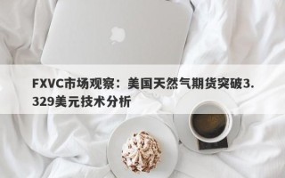 FXVC市场观察：美国天然气期货突破3.329美元技术分析