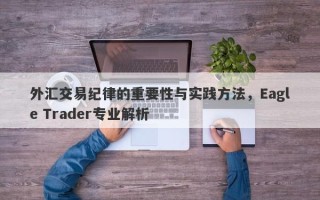 外汇交易纪律的重要性与实践方法，Eagle Trader专业解析