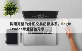 构建完整的外汇交易纪律体系，Eagle Trader专业经验分享