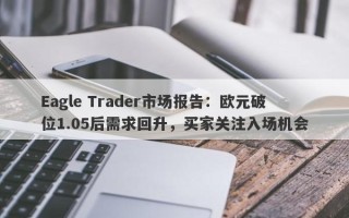 Eagle Trader市场报告：欧元破位1.05后需求回升，买家关注入场机会