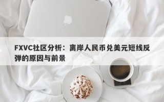 FXVC社区分析：离岸人民币兑美元短线反弹的原因与前景