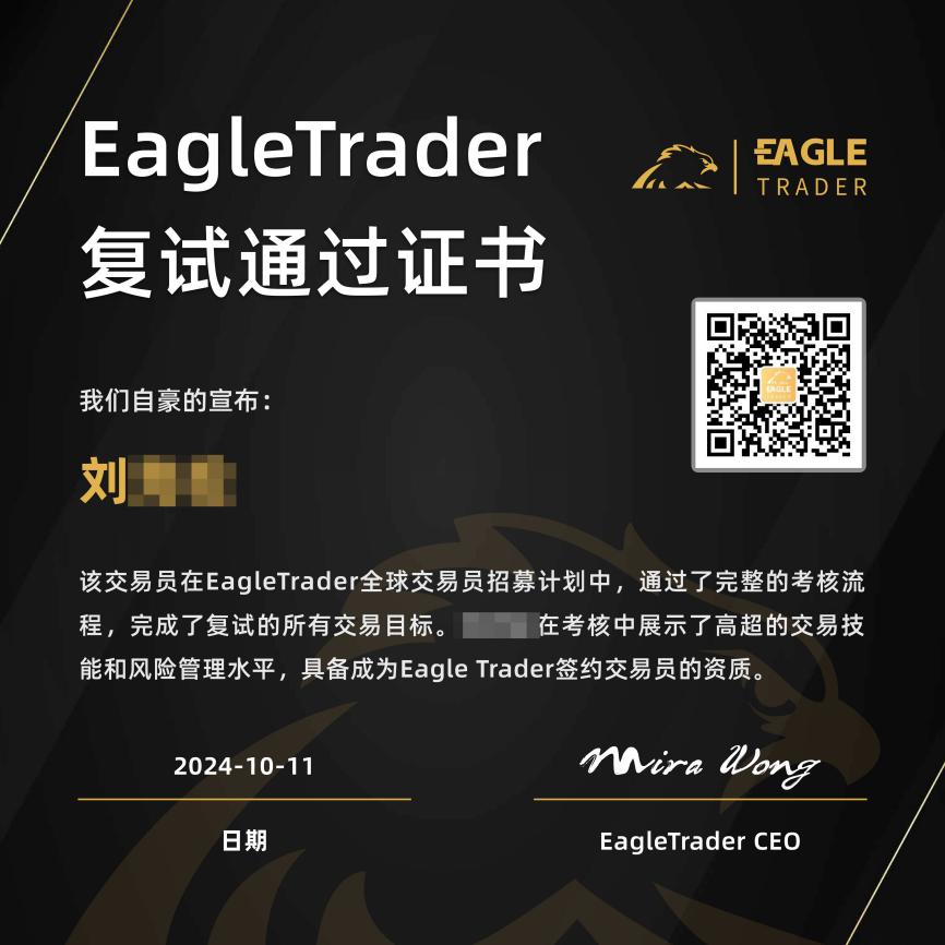 [外汇交易员考核]EagleTrader交易员分润已超100W美金！用收益彰显交易实力-第6张图片-EagleTrader
